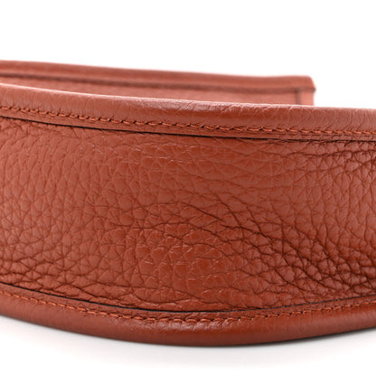 Hermes Taurillon Clemence Maxi Quadrille Evelyne TPM Cuivre Capucine Parme Rouge Duchess 9 of 13