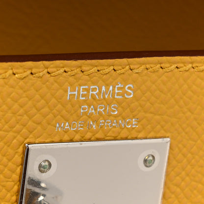 Hermes Epsom Kelly Sellier 28 Jaune Ambre 6 of 9