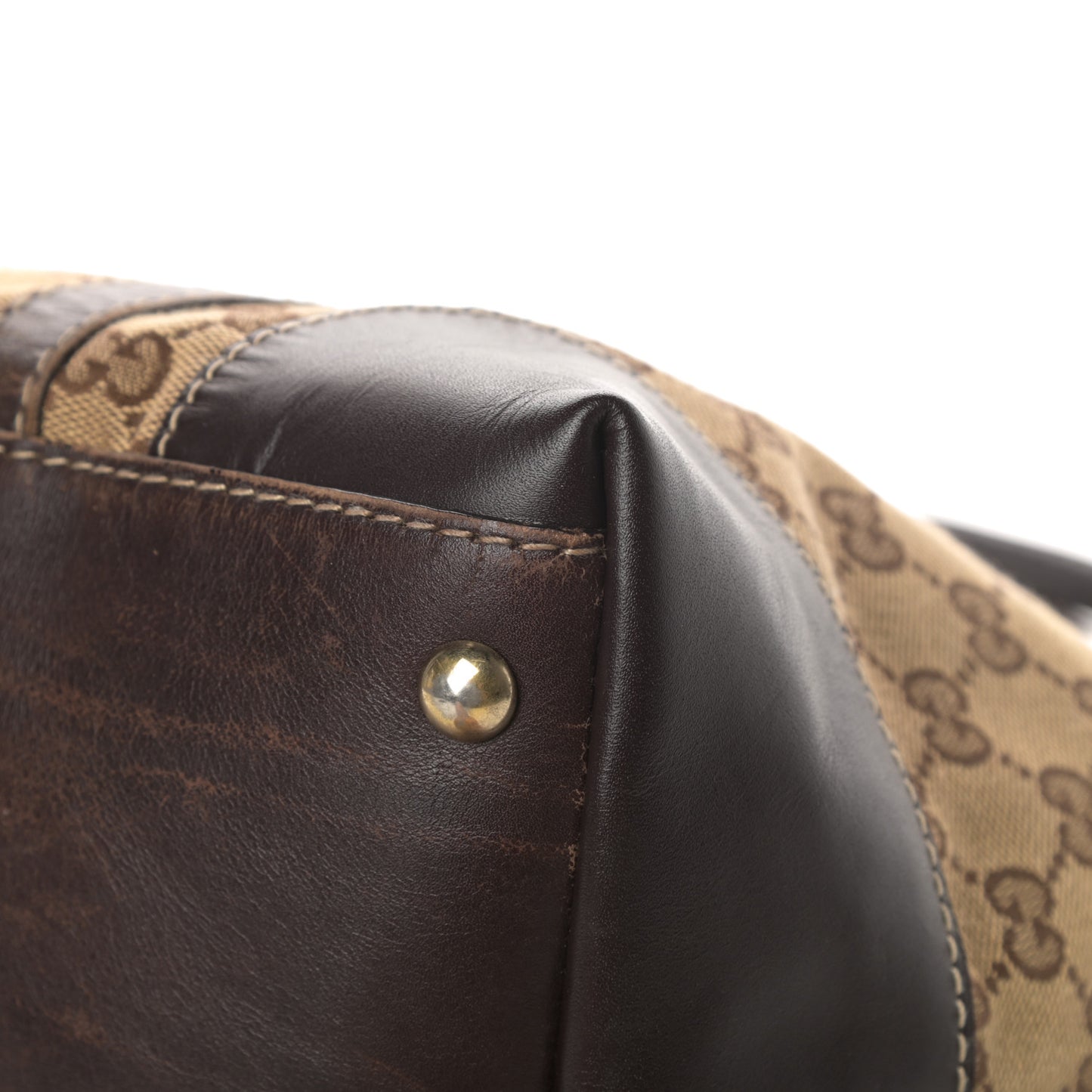 Monogram Lovely Heart Tote Brown