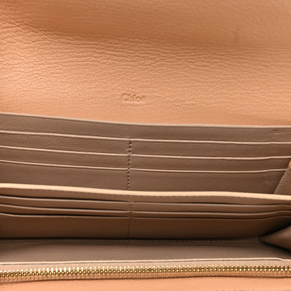 Chloe Goatskin Ribbon Long Wallet Rose Quartz 5 of 7