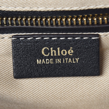 Chloe Suede Calfskin Small Faye Backpack Black 8 of 8
