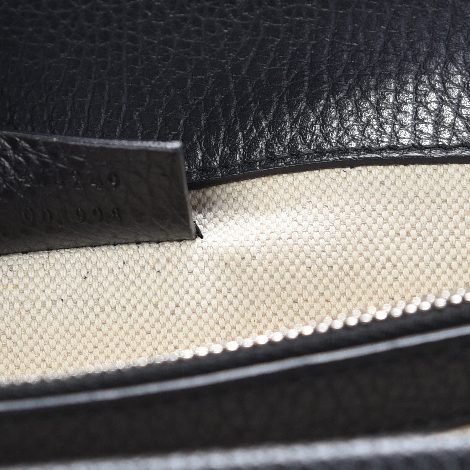 Gucci Pebbled Calfskin Small Dionysus Shoulder Bag Black 7 of 12