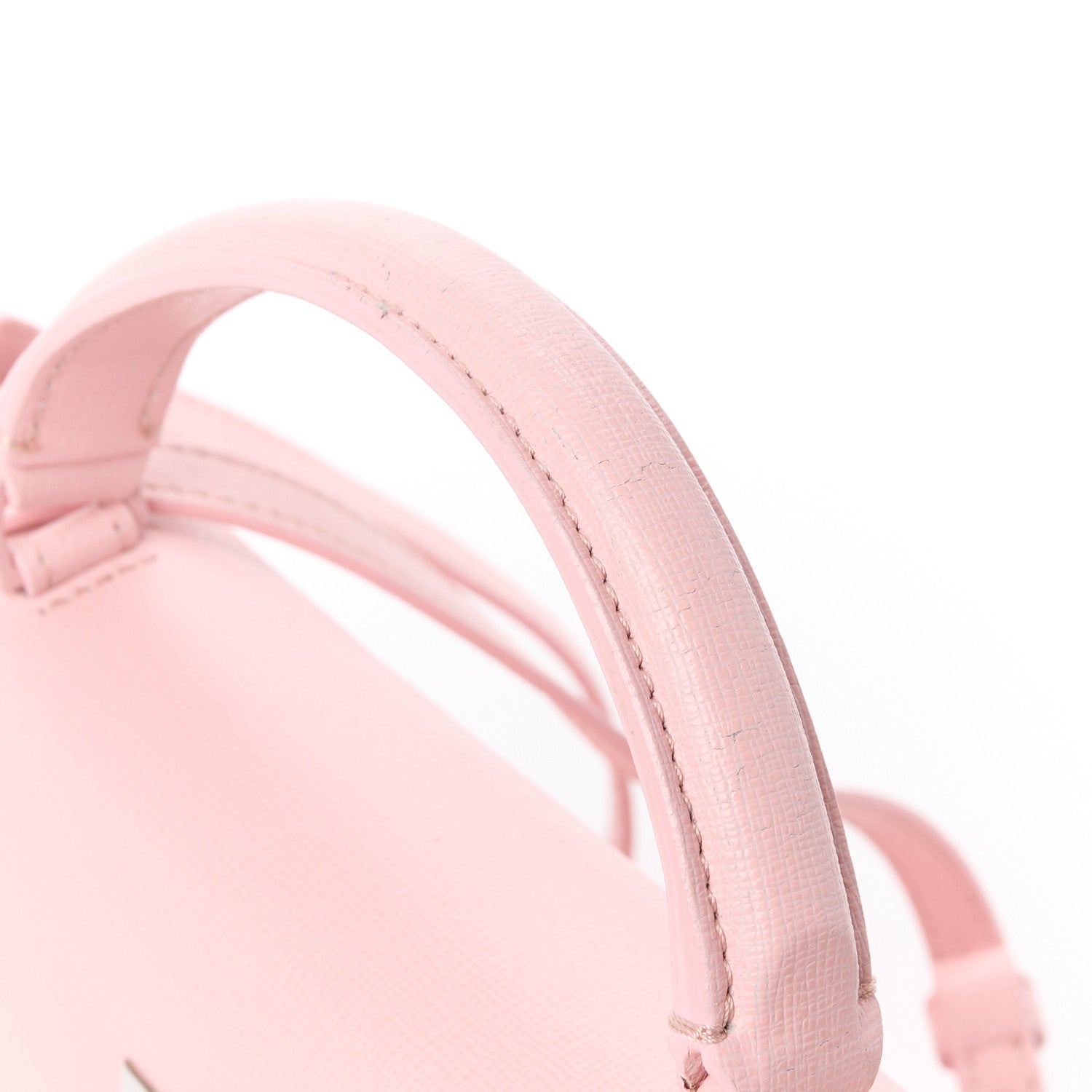 Off-White Saffiano Jitney 1.4 Top Handle Bag Pink 14 of 14
