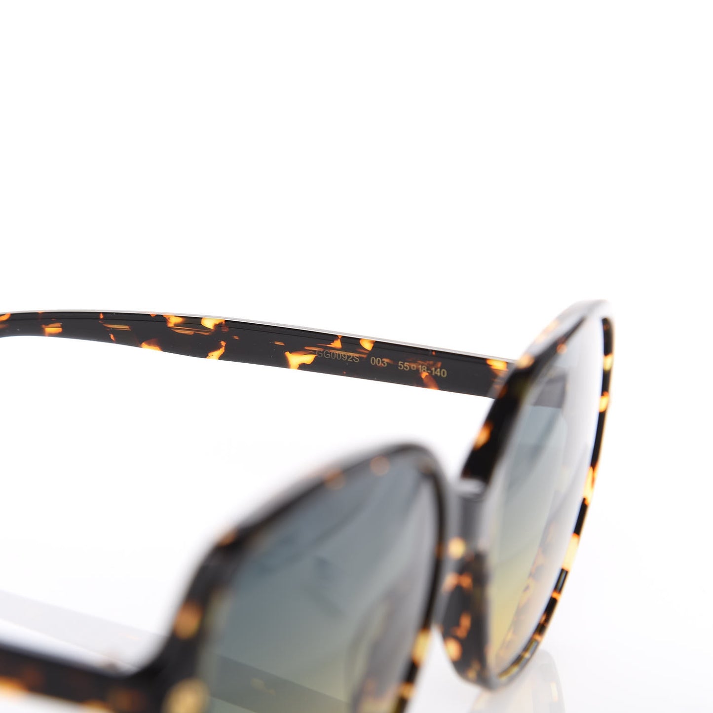 Acetate Rounded Square GG0092S Sunglasses Havana
