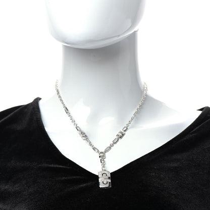Bulgari 18K White Gold Diamond Parentesi Lariat Necklace 2 of 5