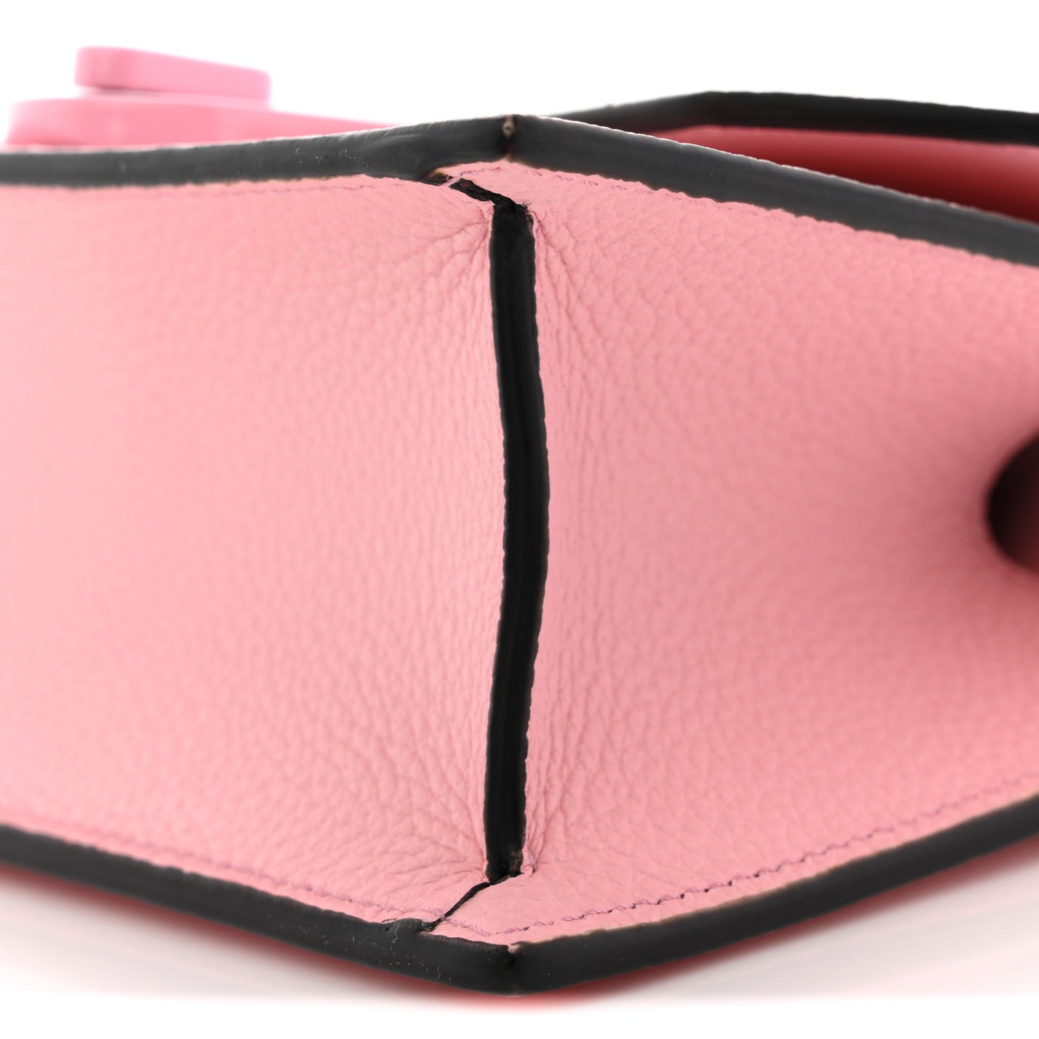 Christian Louboutin Calfskin Empire Silk Mini Elisa Top Handle Bag