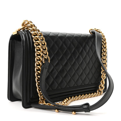 Chanel Calfskin Quilted New Medium Boy Flap Black 3 of 11