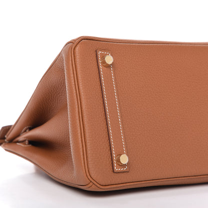 Hermes Togo Birkin 30 Gold 6 of 11