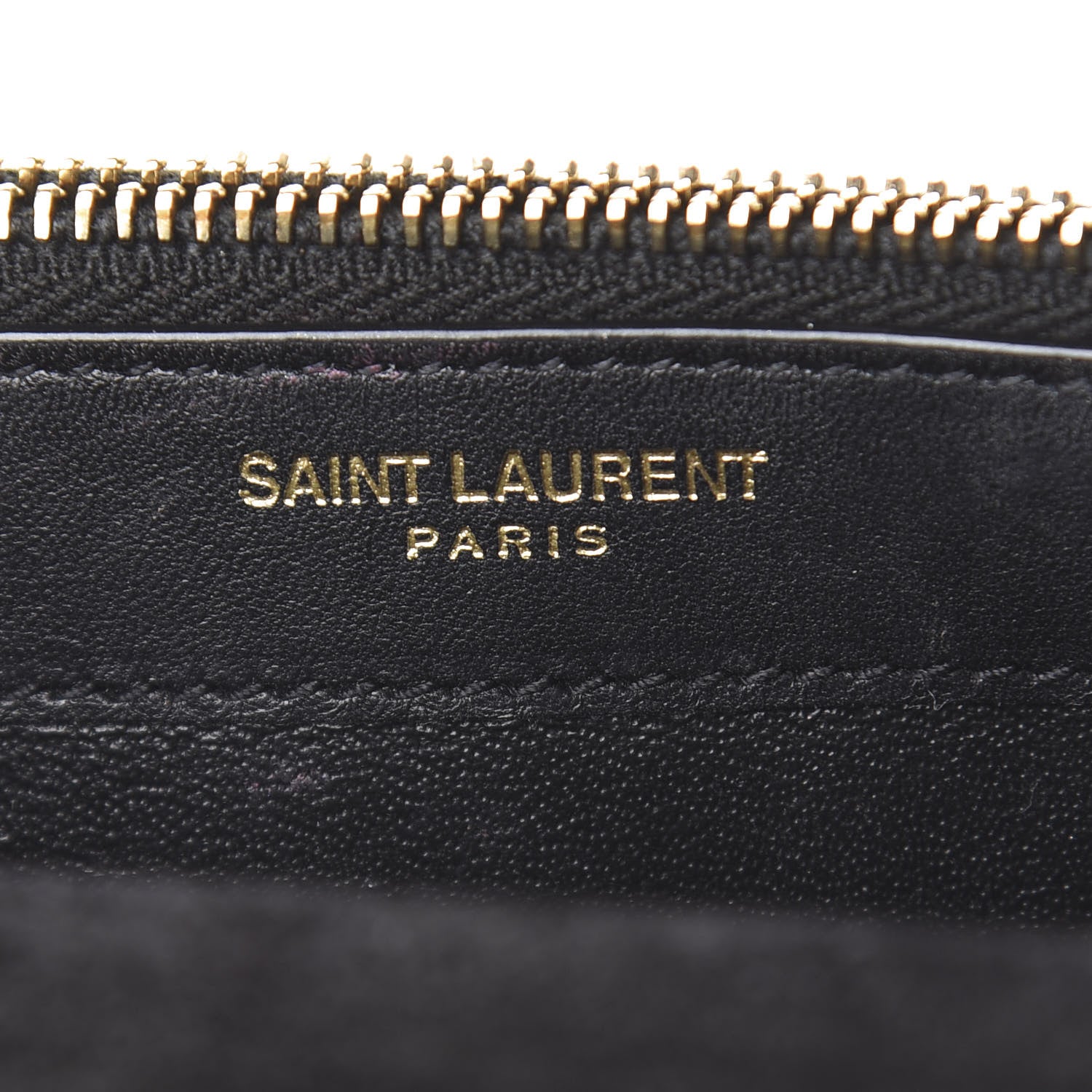 Saint Laurent Laminated Calfskin Classic Monogram Kate Tassel Chain Wallet Green 8 of 15