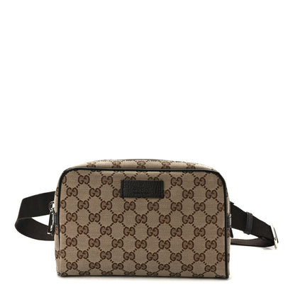 Gucci Monogram Belt Bag Dark Brown 1 of 14