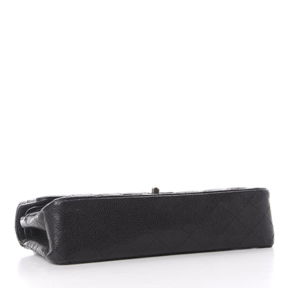 Chanel Caviar Quilted Medium Double Flap Black 3 of 9