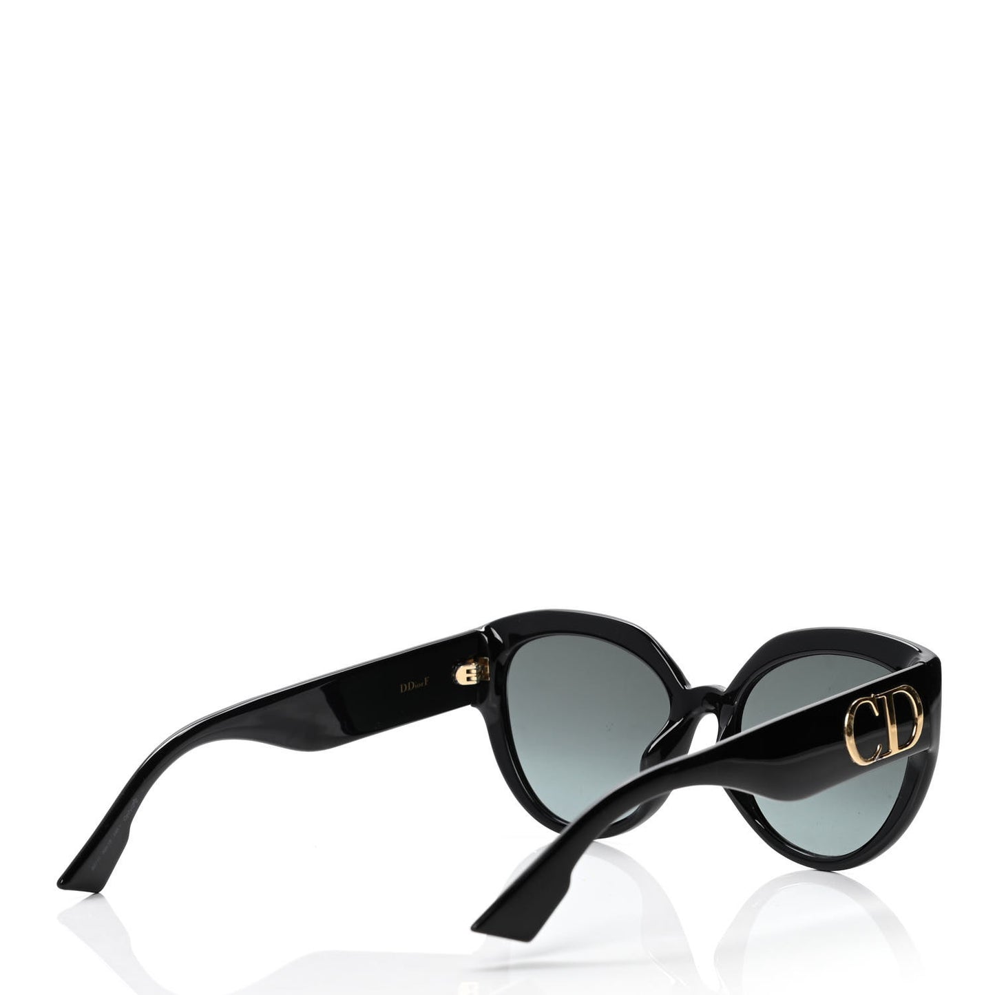 Acetate DDiorF Cat Eye Sunglasses Black