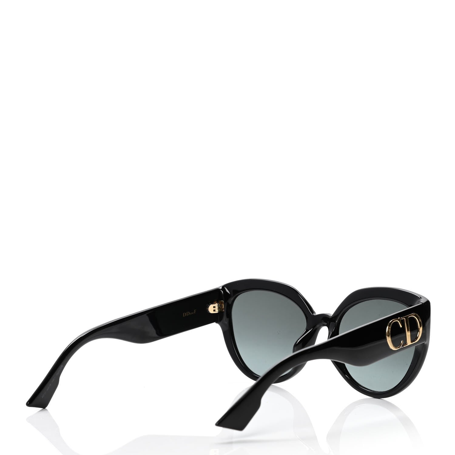 Christian Dior Acetate DDiorF Cat Eye Sunglasses Black 5 of 5