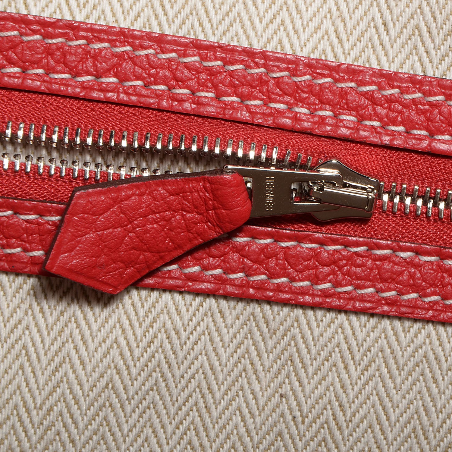 Hermes Vache Country Garden Party 36 MM Rouge Casaque 13 of 14