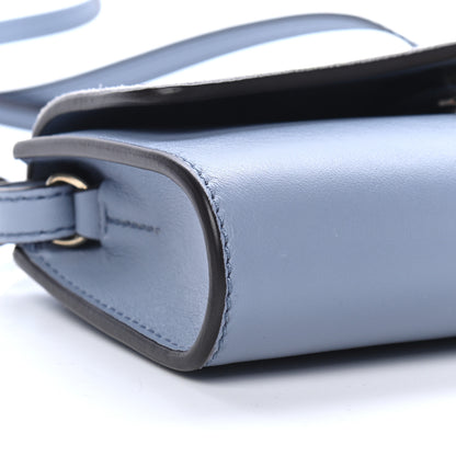 Chloe Suede Calfskin Mini Faye Shoulder Bag Washed Blue 7 of 8