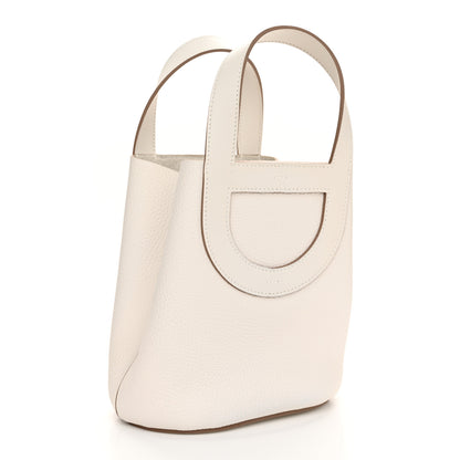 Hermes Taurillon Clemence Swift In-The-Loop 18 Bag Gris Pale 3 of 12