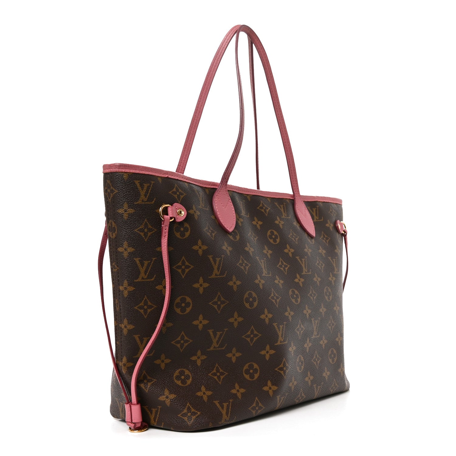 Louis Vuitton Monogram Articles de Voyage Ikat Neverfull MM Rose Velours 2 of 9