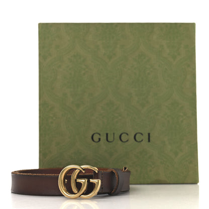 Gucci Faded Calfskin Double G 20mm Belt 70 28 Cuir 7 of 7