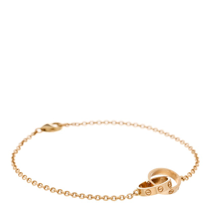 Cartier 18K Yellow Gold Interlocking LOVE Bracelet 1 of 5