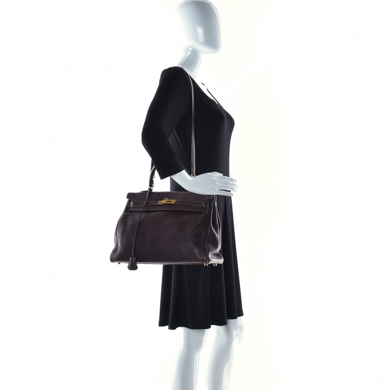 Hermes Gulliver Kelly Retourne 35 Havane 3 of 10