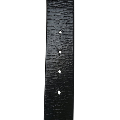 Chanel Patent Calfskin CC Reversible Belt 90 36 Black White 3 of 5