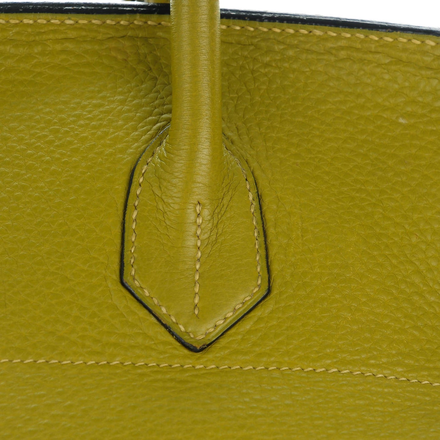 Taurillon Clemence JPG Birkin 42 Chartreuse