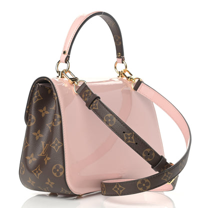 Louis Vuitton Patent Calfskin Monogram Cherrywood PM Rose Ballerine 3 of 10