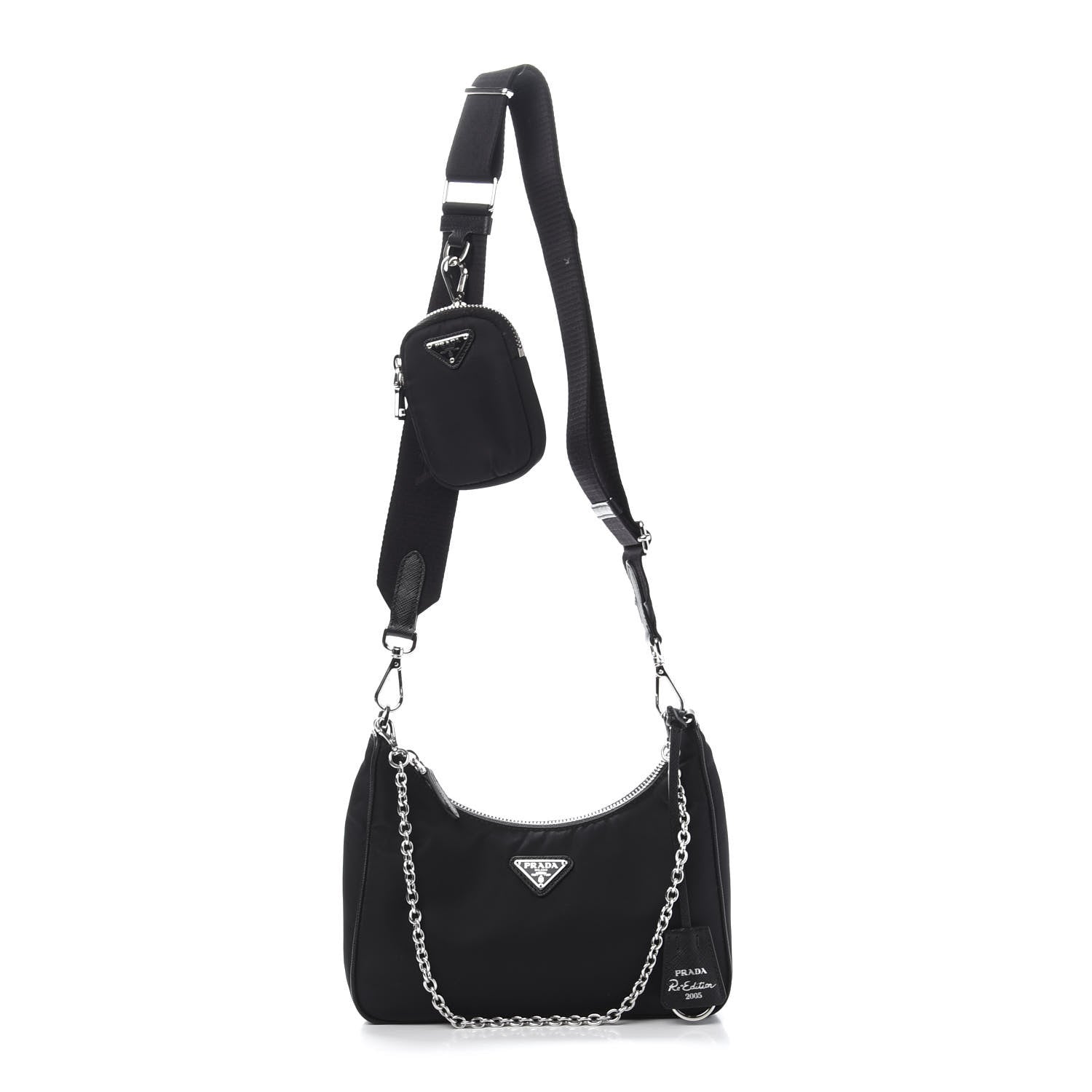 Prada Nylon Re-Edition 2005 Shoulder Bag Black 1 of 12
