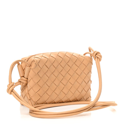 Bottega Veneta Nappa Intrecciato Mini Loop Camera Bag Almond 3 of 9