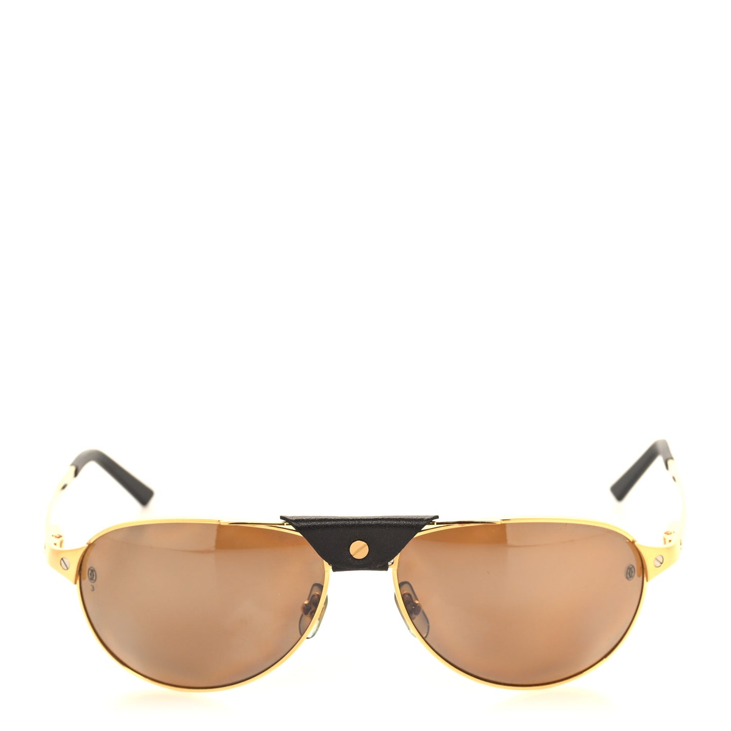Santos Dumont Aviator Sunglasses 130 Gold