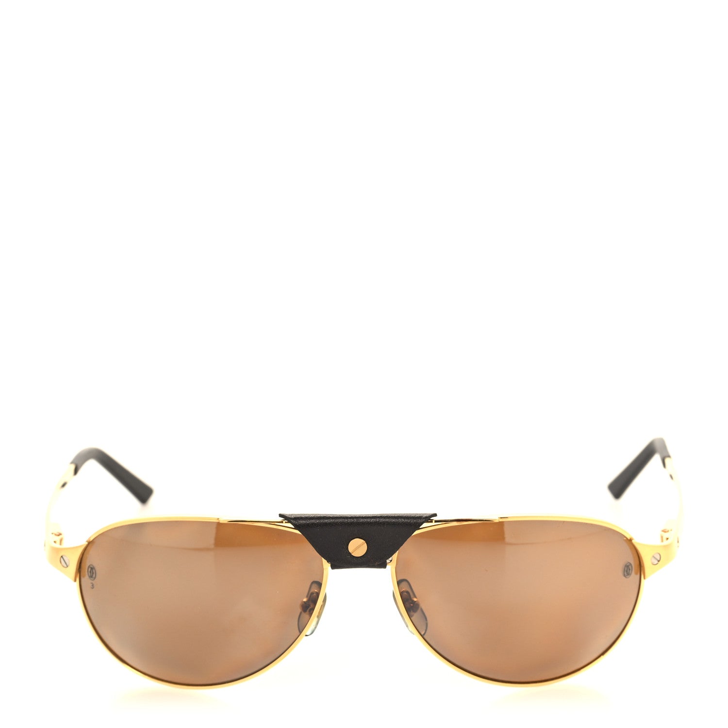 Cartier Santos Dumont Aviator Sunglasses 130 Gold 2 of 6
