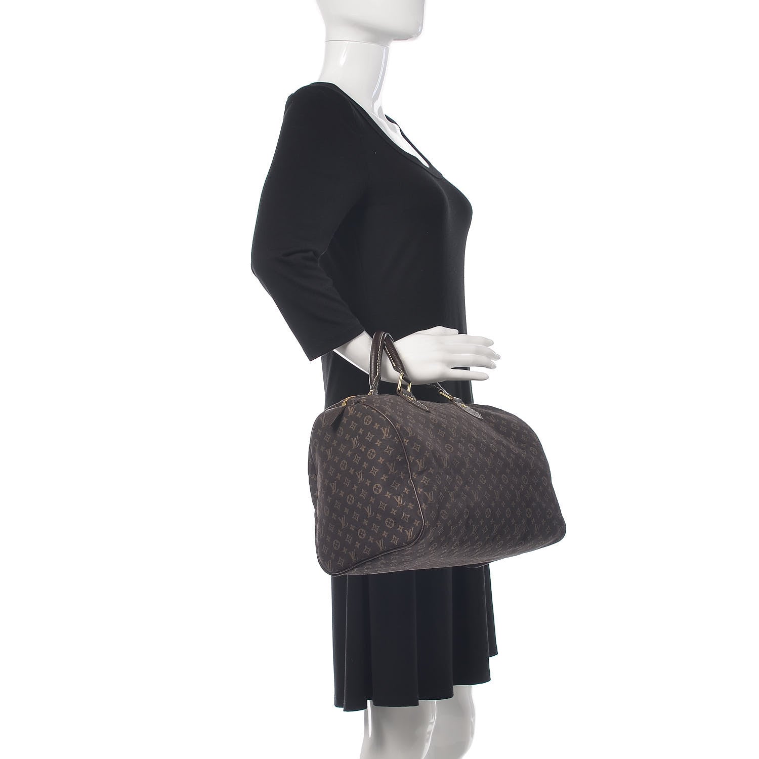 Louis Vuitton Mini Lin Speedy 30 Ebene 2 of 8