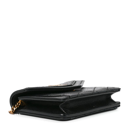 Saint Laurent Lambskin Quilted Micro Gaby Bag Black 4 of 11