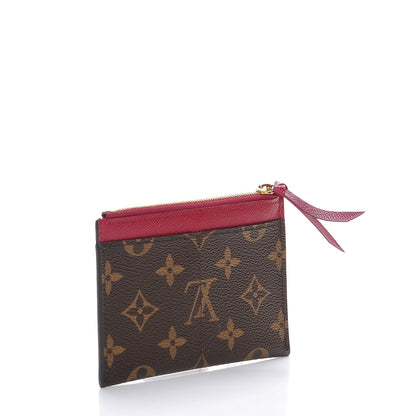 Louis Vuitton Monogram Zipped Card Holder Fuchsia 3 of 8