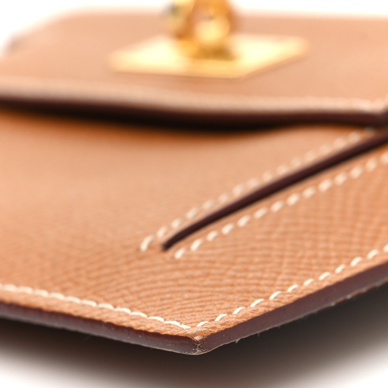 Hermes Epsom Kelly Pocket Compact Wallet Gold 10 of 10
