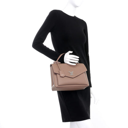 Louis Vuitton Soft Calfskin My Lockme Top Handle Taupe Glace 3 of 9