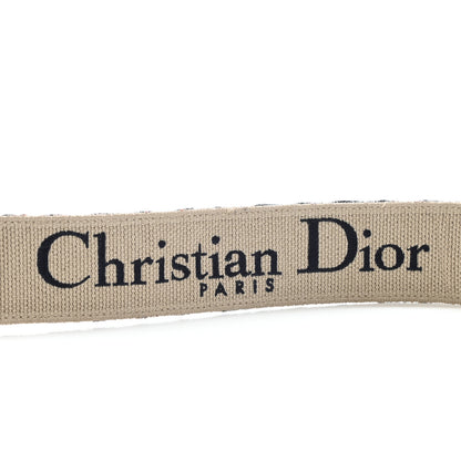 Christian Dior Oblique Shoulder Strap Blue 3 of 5