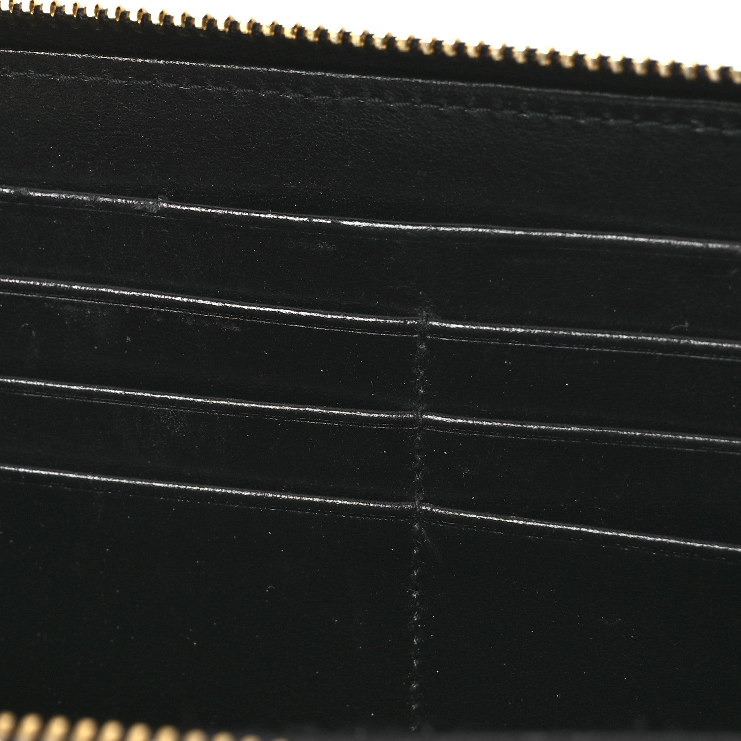 Prada Vitello Move Bi-Color Zip Around Wallet Black 10 of 11