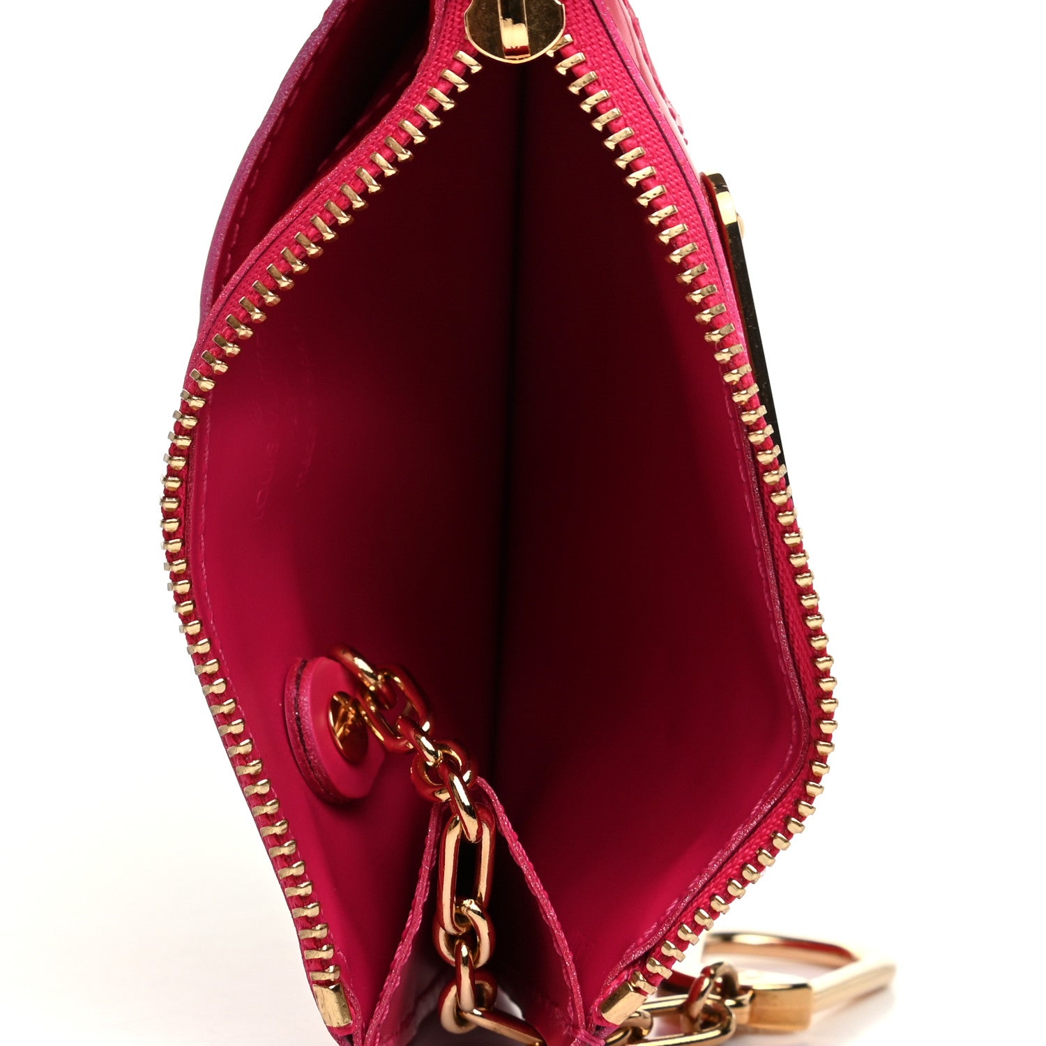 Louis Vuitton Vernis Key Pouch Rose Pop 5 of 7