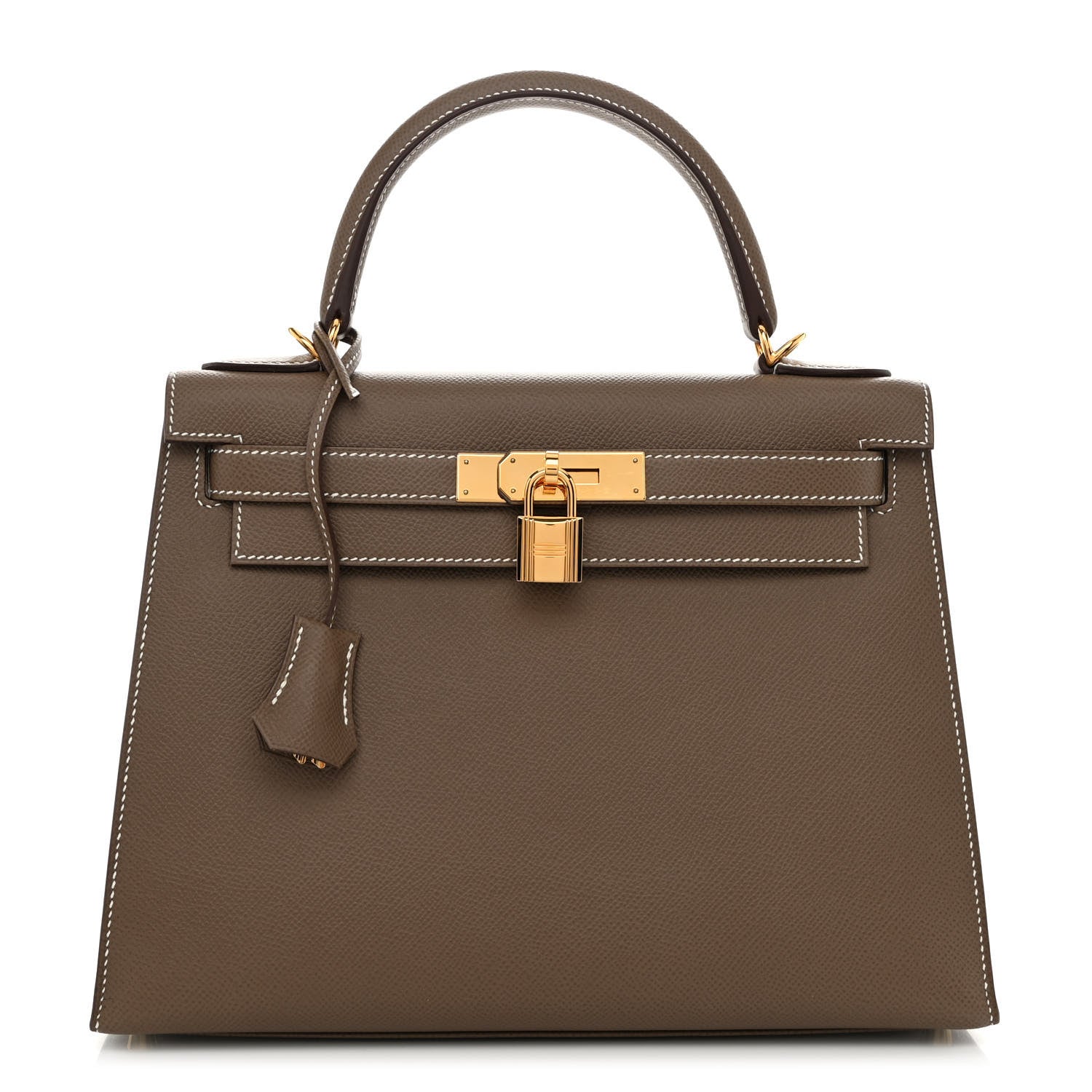Hermes Epsom Kelly Sellier 28 Etoupe 1 of 11
