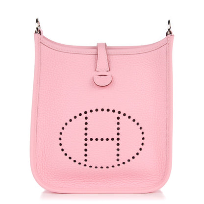 Hermes Taurillon Clemence Evelyne TPM Rose Sakura 1 of 11