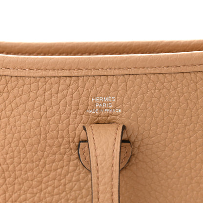 Hermes Taurillon Clemence Amazone Evelyne TPM Chai 6 of 11
