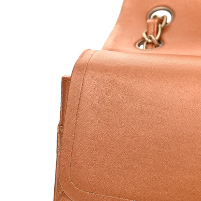Chanel Metallic Lambskin Quilted Jumbo Double Flap Copper 14 of 15