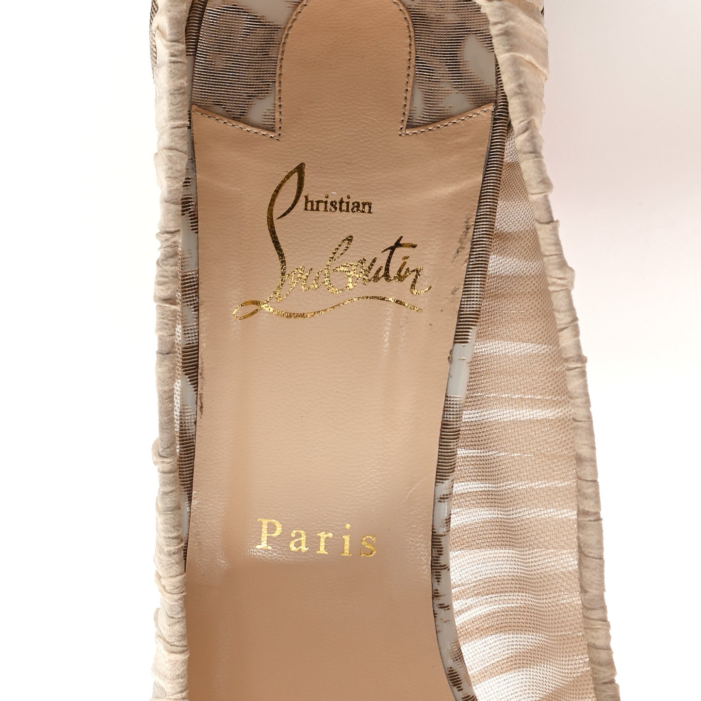Chiffon Follies Draperia 100 Pumps 41 Beige