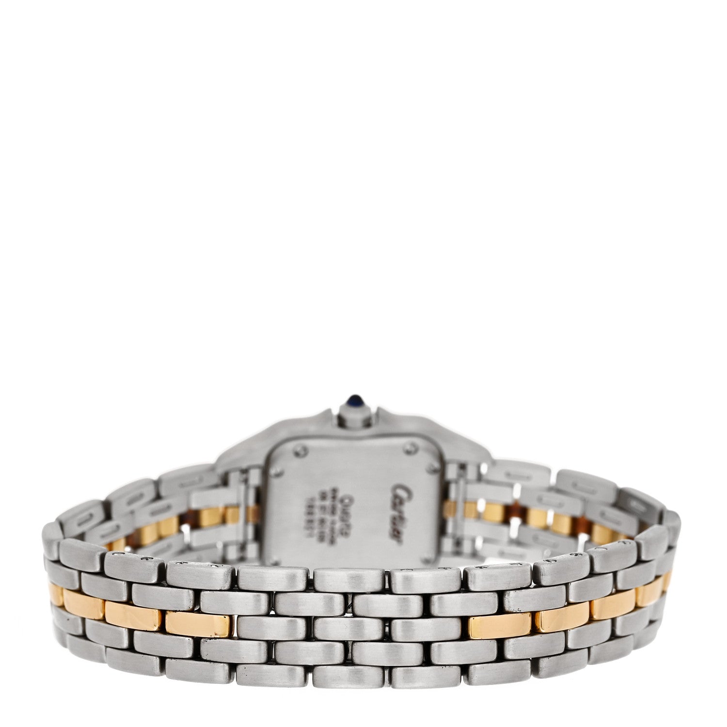 Cartier Stainless Steel 18K Yellow Gold 22mm Panthere Quartz Watch 3 of 4