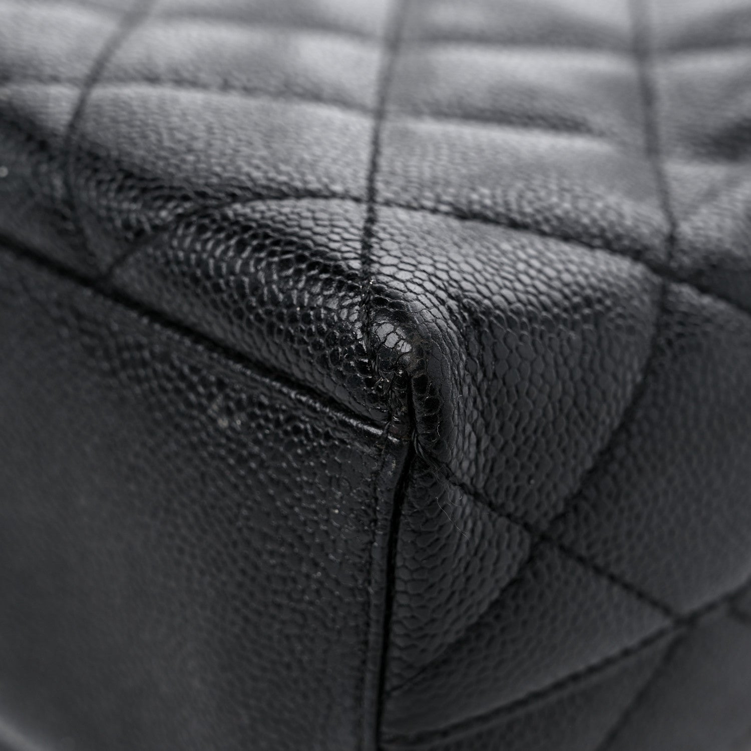 Chanel Caviar Quilted Shoulder Bag Black 8 of 12