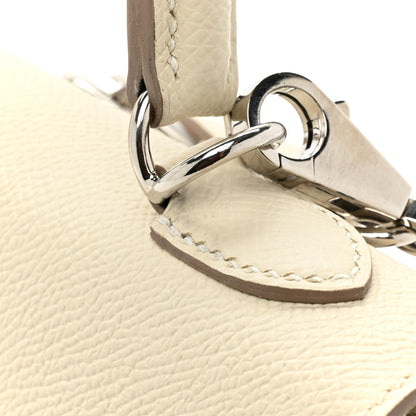Hermes Epsom Kelly Sellier 25 Craie 13 of 14