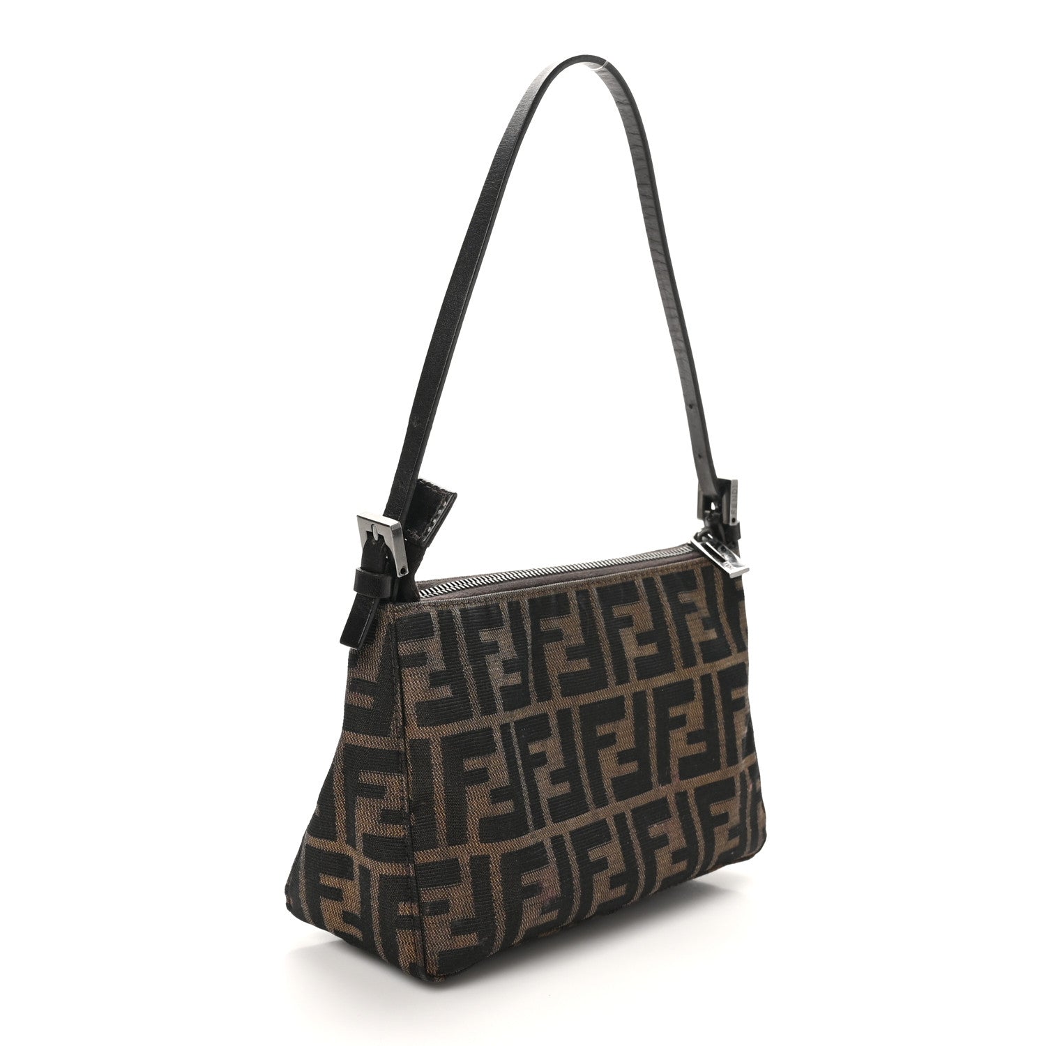Fendi Zucca Mini Pochette Tobacco 2 of 10