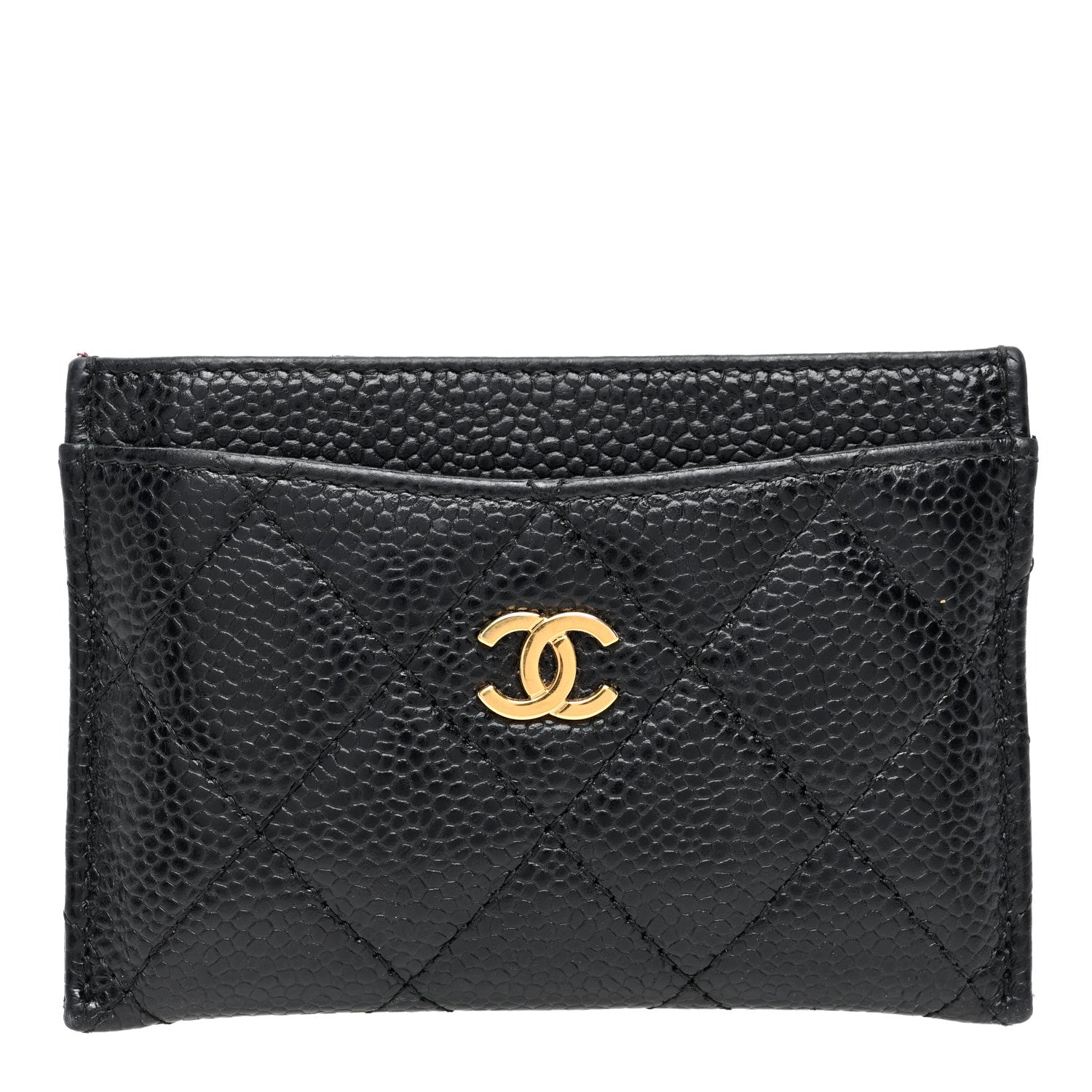 Chanel Caviar Quilted Card Holder Black 1 of 7