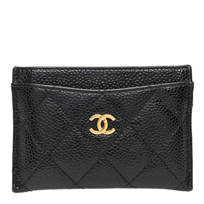 Chanel Caviar Quilted Card Holder Black 1 of 7